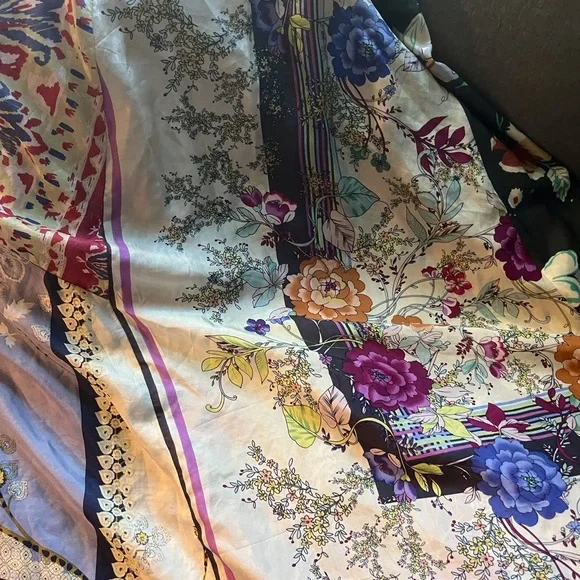 Johnny Was Georgette silk maxi dress - Picture 5 of 10